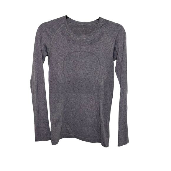 Lululemon Women’s Long Sleeve Swiftly Tech Gray Crew Neck Shirt 6 - Picture 10 of 10